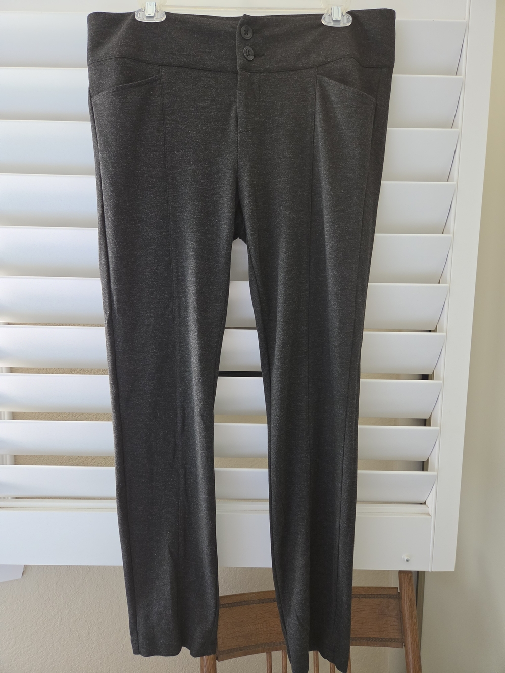 Cabi Lean Trouser, Classic Charcoal Dress Pants - Comfortable Stretch #547